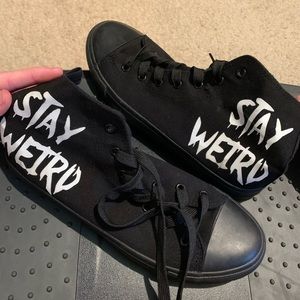 Stay Weird High Tops.